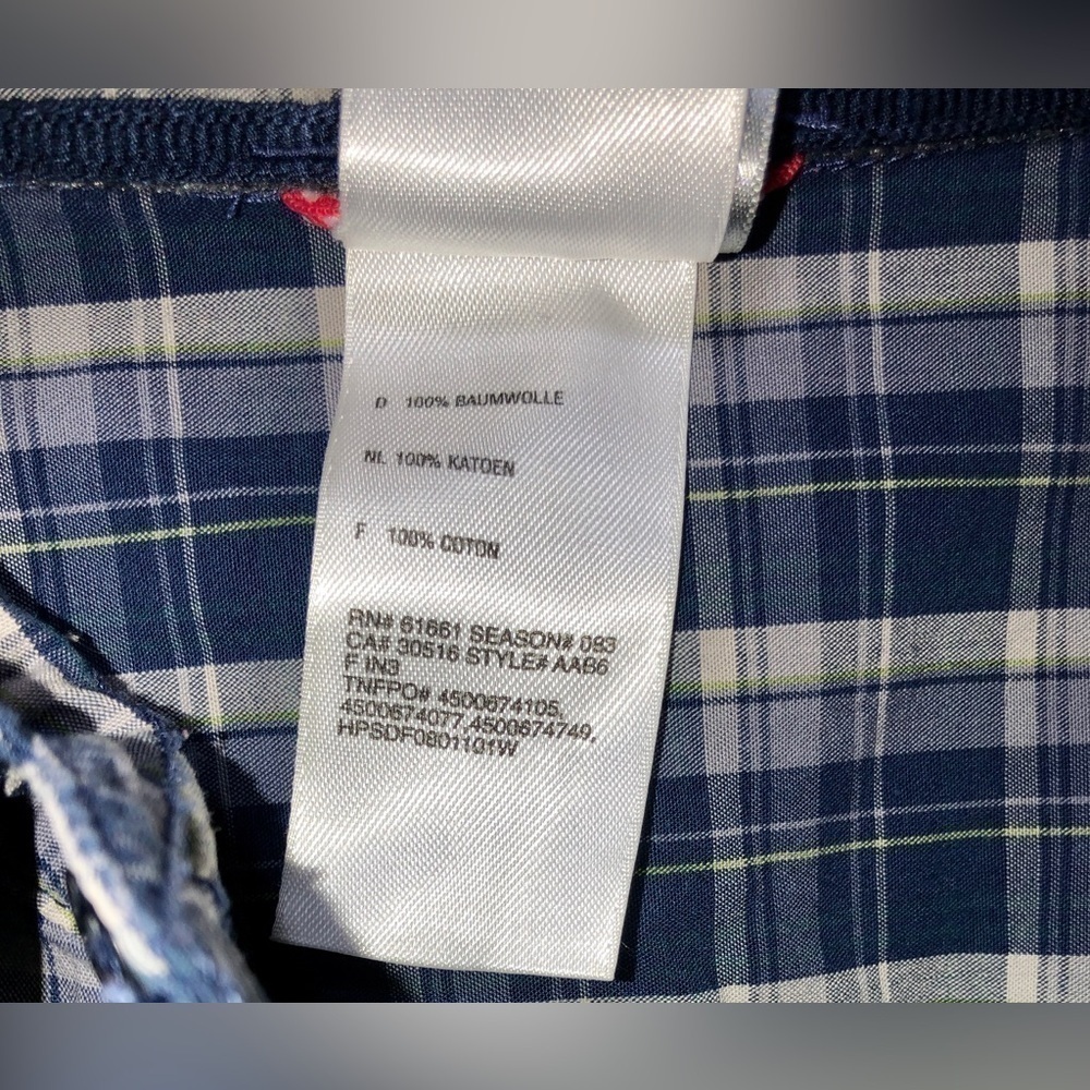 🪽The North Face Classic Blue Plaid Long Sleeve Button Down Shirt - Picture 13 of 15